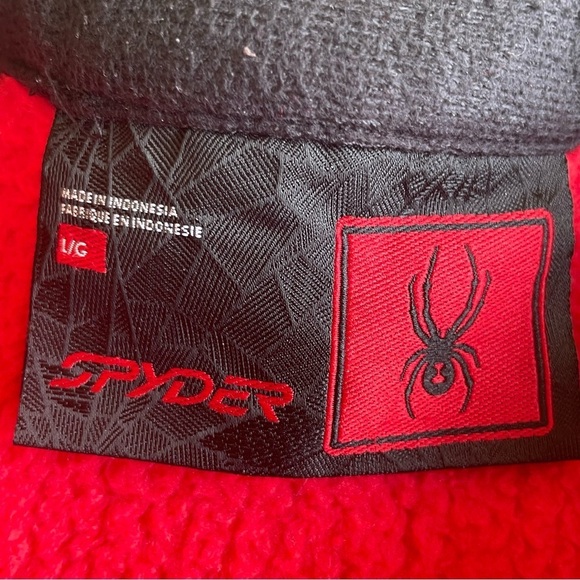 Spyder Men's Red and Black Sweater - Picture 5 of 9